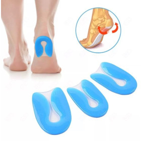 Plantillas Ortopédicas de Silicona 🦶✨ Taloneras para Espolón Calcáneo 💙