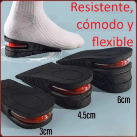 ⬆️ 👟Plantilla talonera elevadora cápsula de aire 👟⬆️